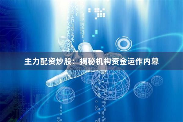 主力配资炒股：揭秘机构资金运作内幕